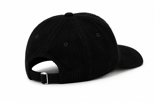 DNG CORDUROY CAP - BLACK