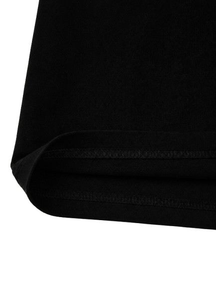 DNG 250 GSM OVERSIZED TEE - BLACK