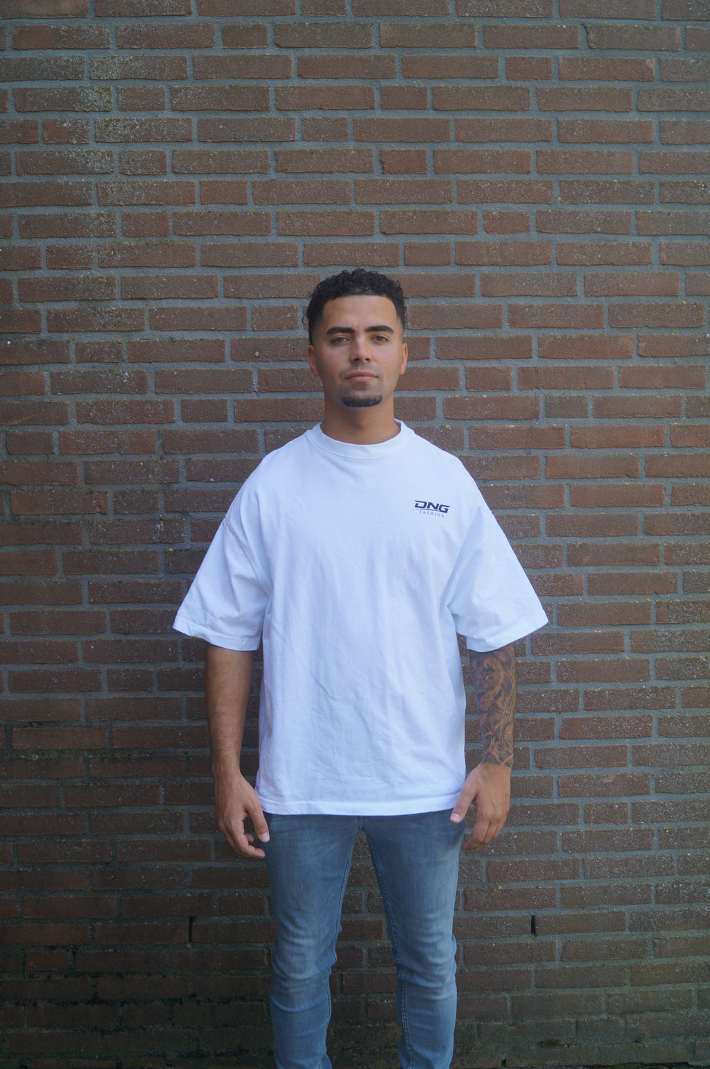 DNG Oversized Tee - White PRE-ORDER
