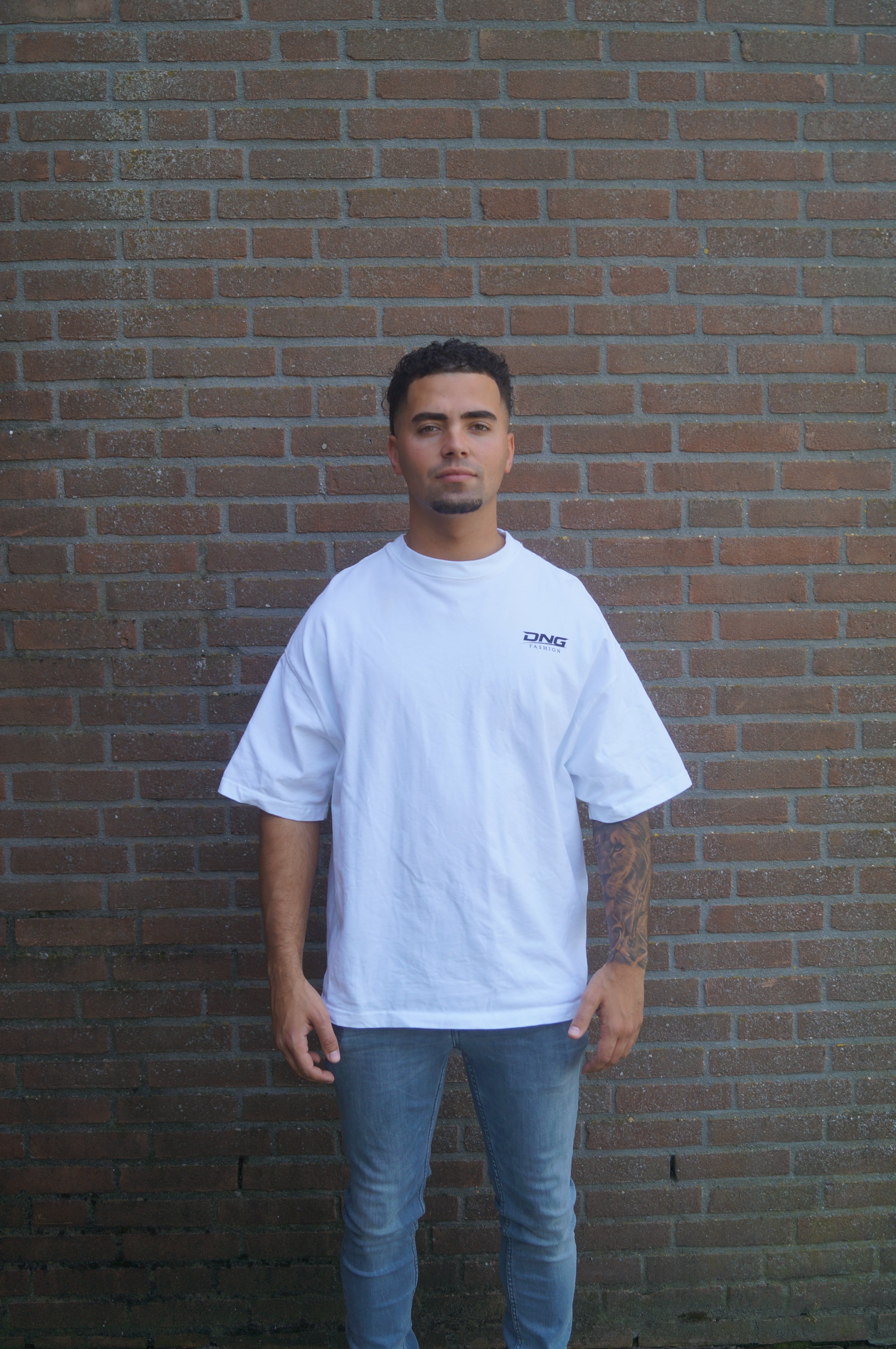 DNG Oversized Tee - White PRE-ORDER