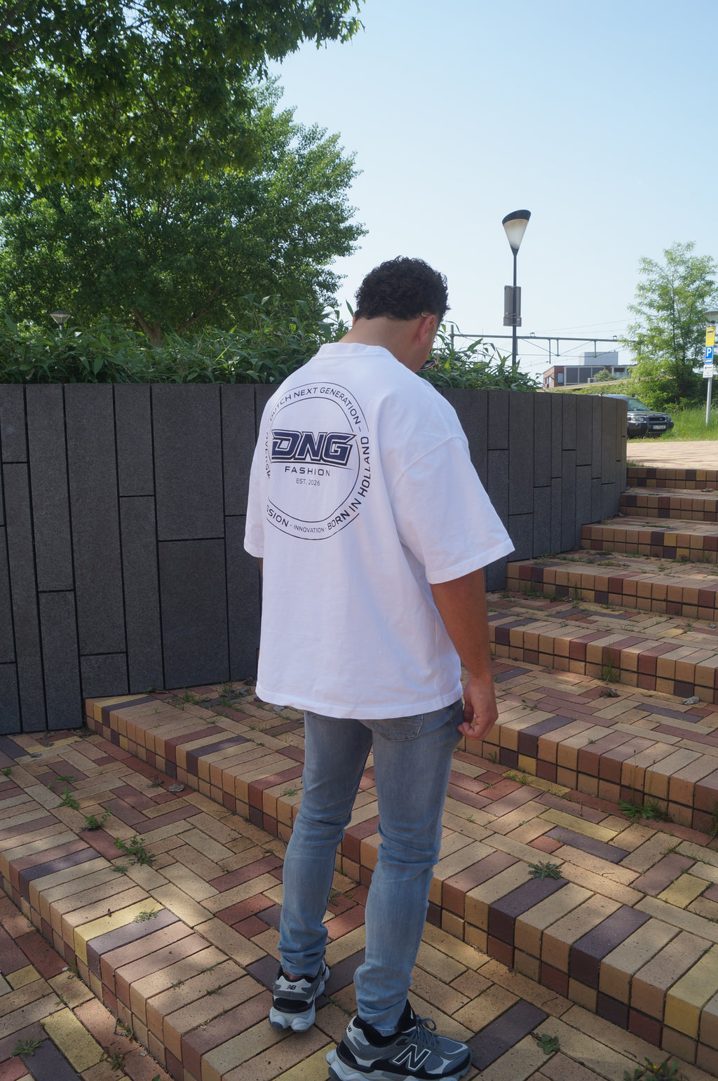 DNG Oversized Tee - White PRE-ORDER