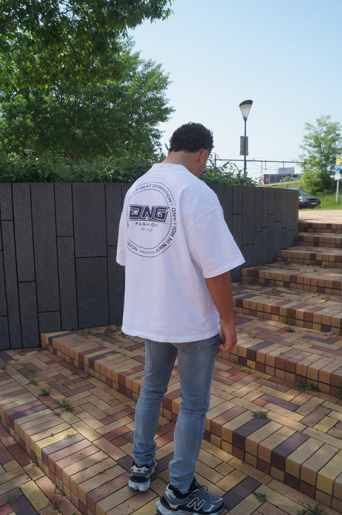 DNG Oversized Tee - White PRE-ORDER