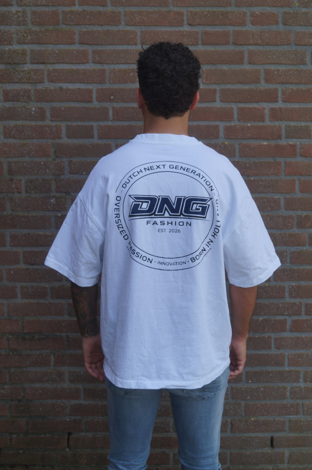 DNG Oversized Tee - White PRE-ORDER