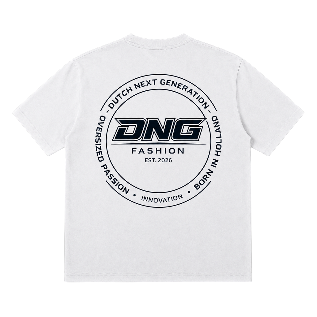 DNG Oversized Tee - White PRE-ORDER