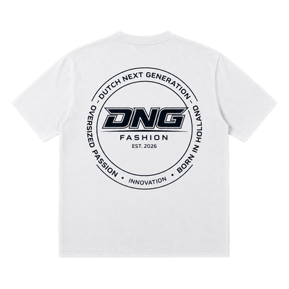 DNG 250 GSM OVERSIZED TEE - WHITE
