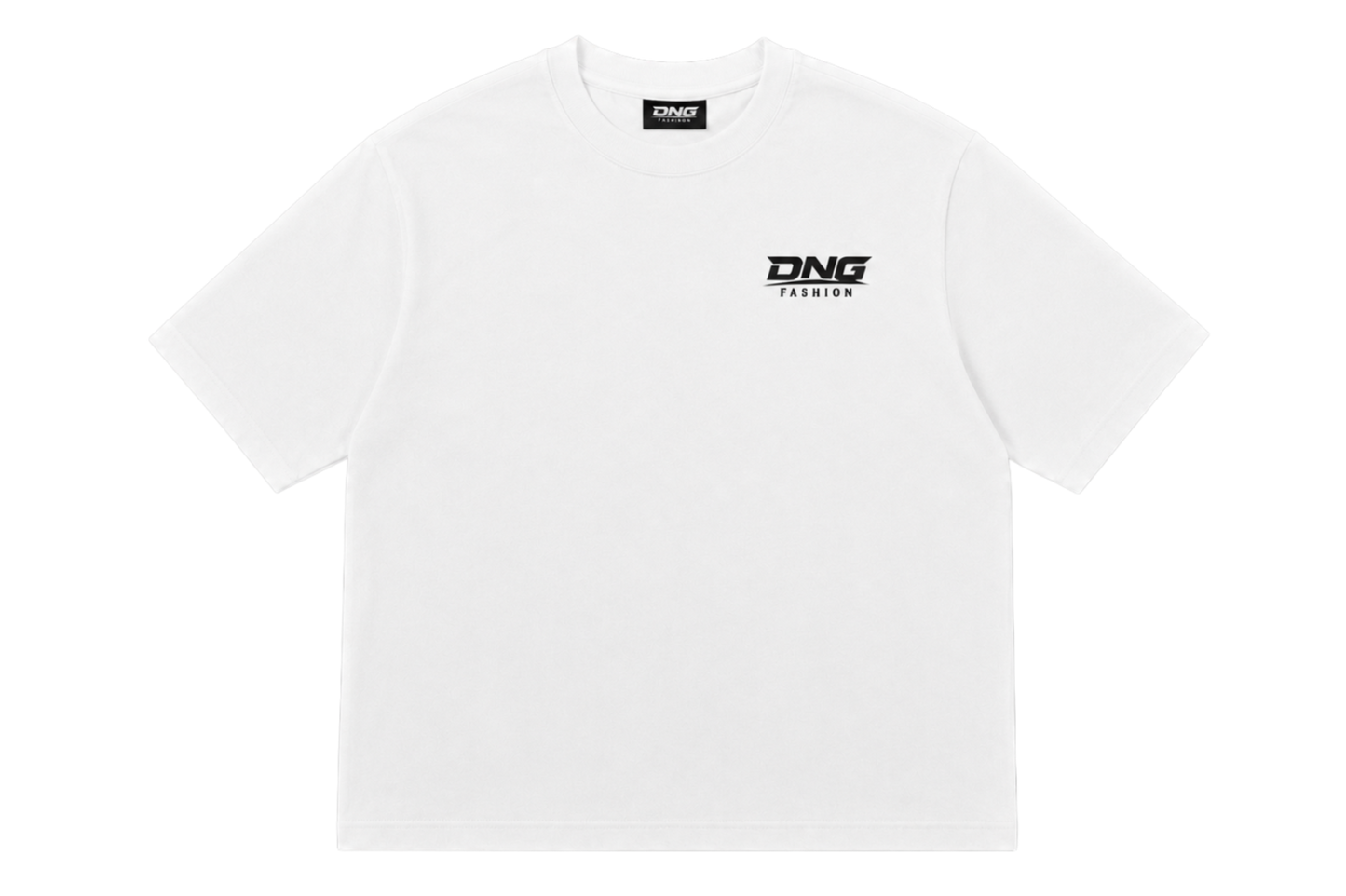 DNG 250 GSM OVERSIZED TEE - WHITE