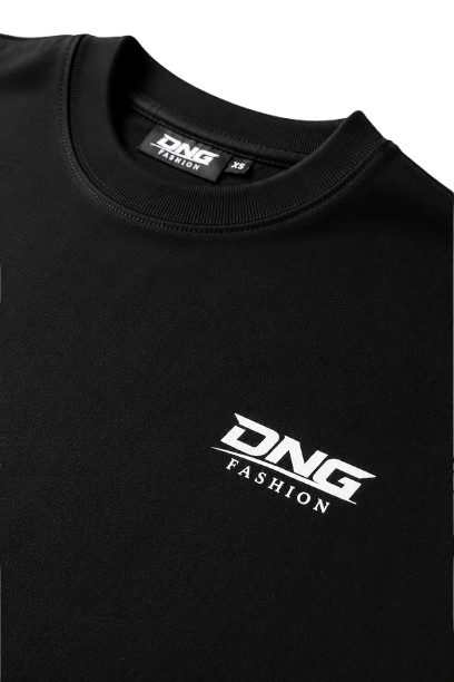 DNG 250 GSM OVERSIZED TEE - BLACK