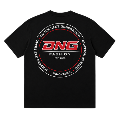 DNG 250 GSM OVERSIZED TEE - BLACK