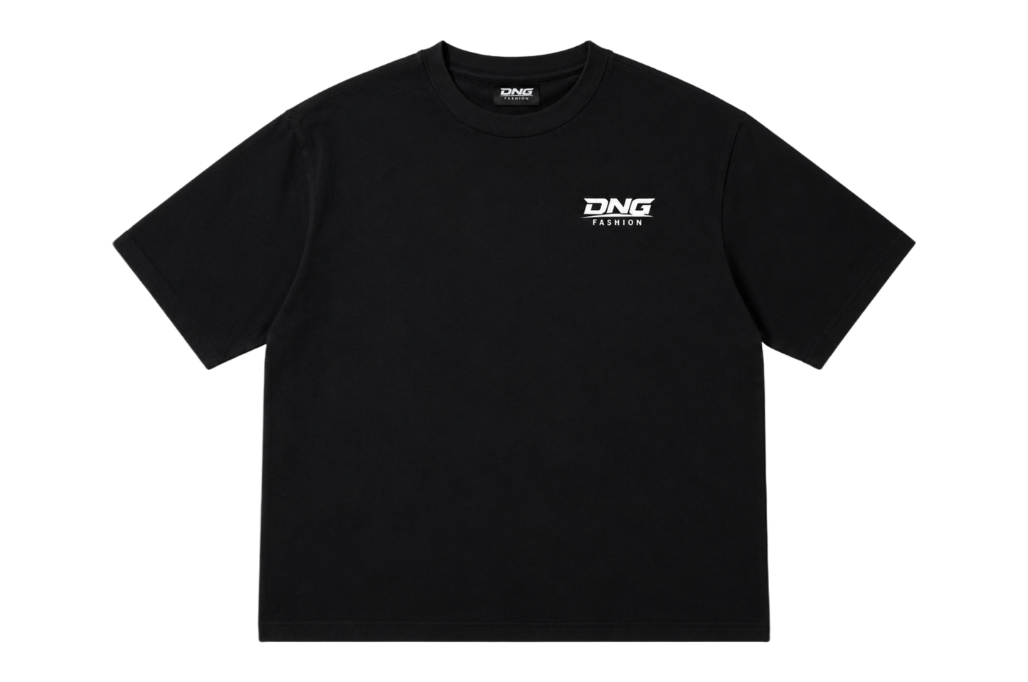 DNG 250 GSM OVERSIZED TEE - BLACK