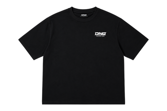 DNG 250 GSM OVERSIZED TEE - BLACK